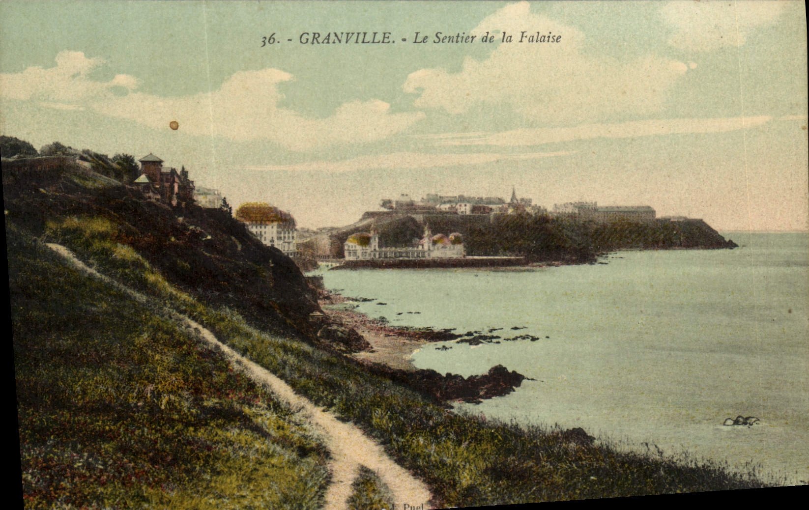 Granville - Le Sentier de la Falaise — J. Puel, n°36