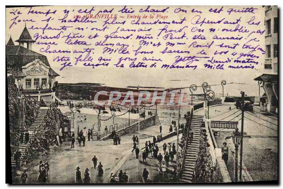 Granville — Entrée de la Plage — Éditeur : C. Ristin