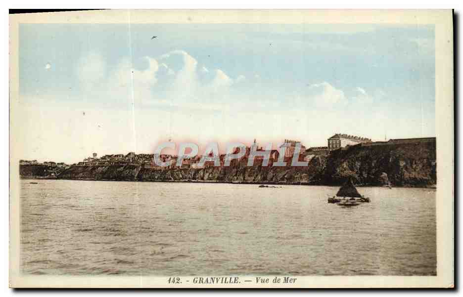 Granville — Meeresblick — Edition A. Benard, Granville