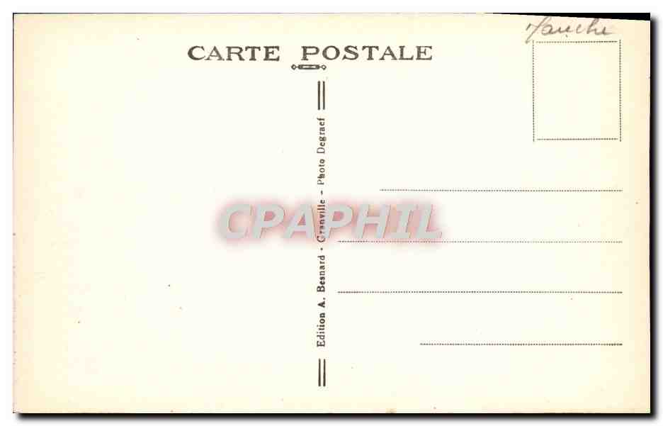 Granville — Meeresblick — Edition A. Benard, Granville — Rückseite