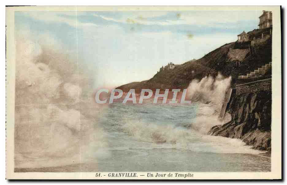 Granville — A Stormy Day — Edition A. Bernard, Granville