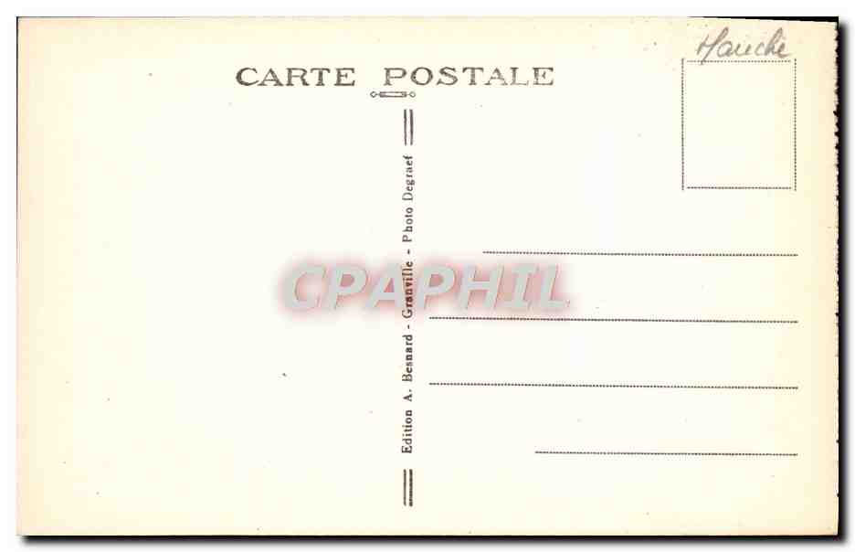 Granville — Vue générale de la Plage — Edition A. Bennard, Granville — Rückseite