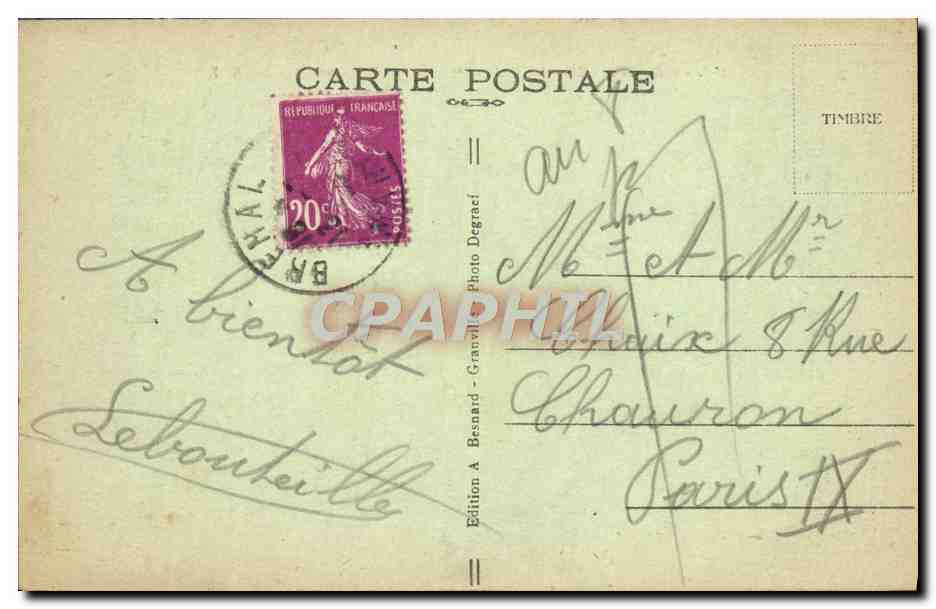 Granville — La Vedette "Dream" allant à Chausey — Reverso