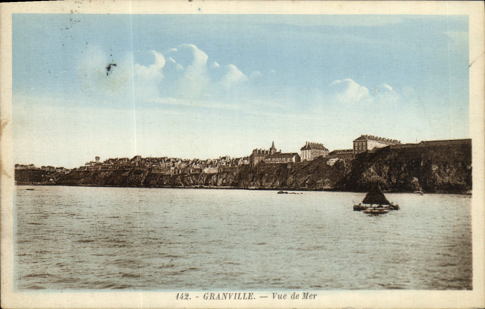 Granville — Vue de Mer — Edition A. Bernard, n° 142