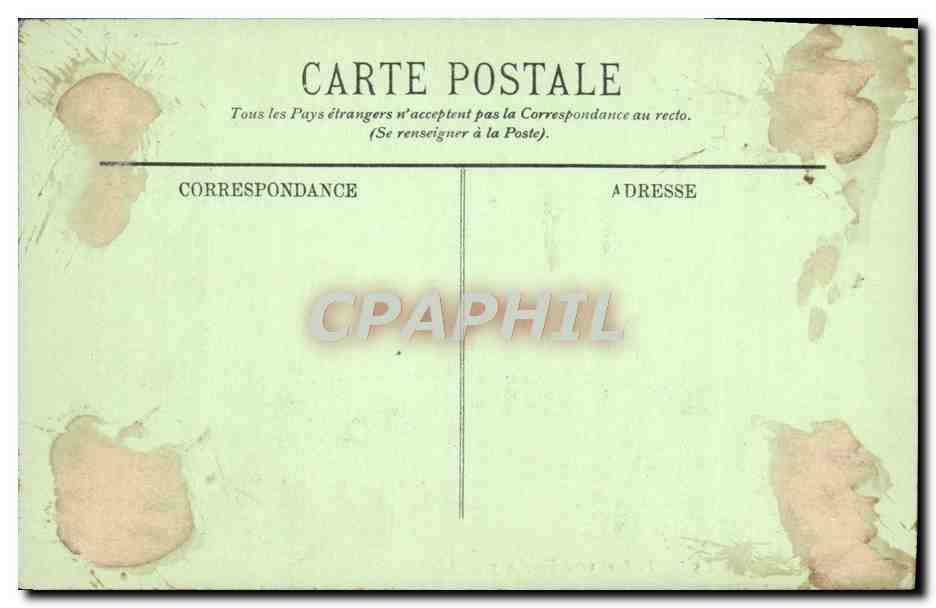 CPA Granville Le Boulevard Vaufleury — Rückseite