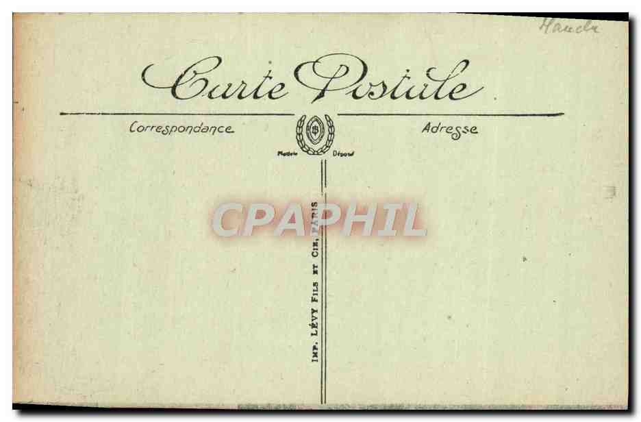 CPA Granville Vue generale des Bassins Bateaux — Verso