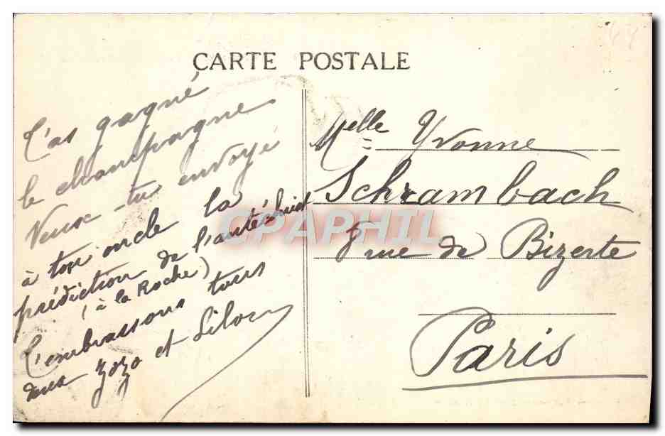 CPA Nantes L'Ile Gloriette et le Bras de la Madeleine — Verso