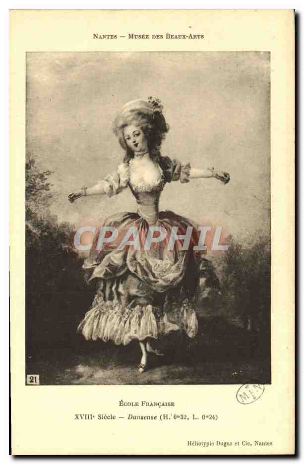 CPA Nantes Musee Des Beaux Arts Danseuse