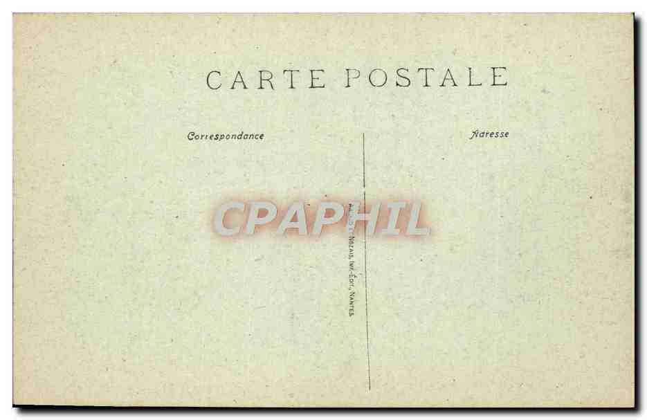 CPA Nantes Vue d'Ensemble Du Chateau De la Duchesse Anne — Verso
