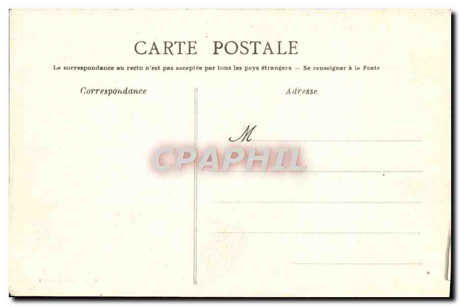 CPA Nantes La Place Royale — Rückseite
