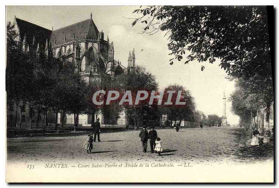 CPA Nantes Cours Saint Pierre Et Abdise De La Cathedrale