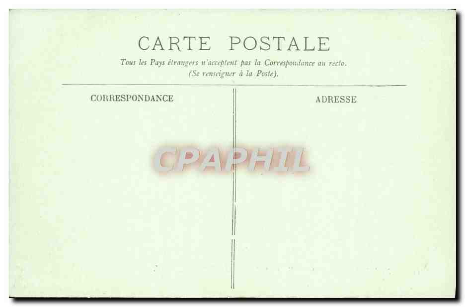 CPA Nantes Cours Saint Pierre Et Abdise De La Cathedrale — Verso