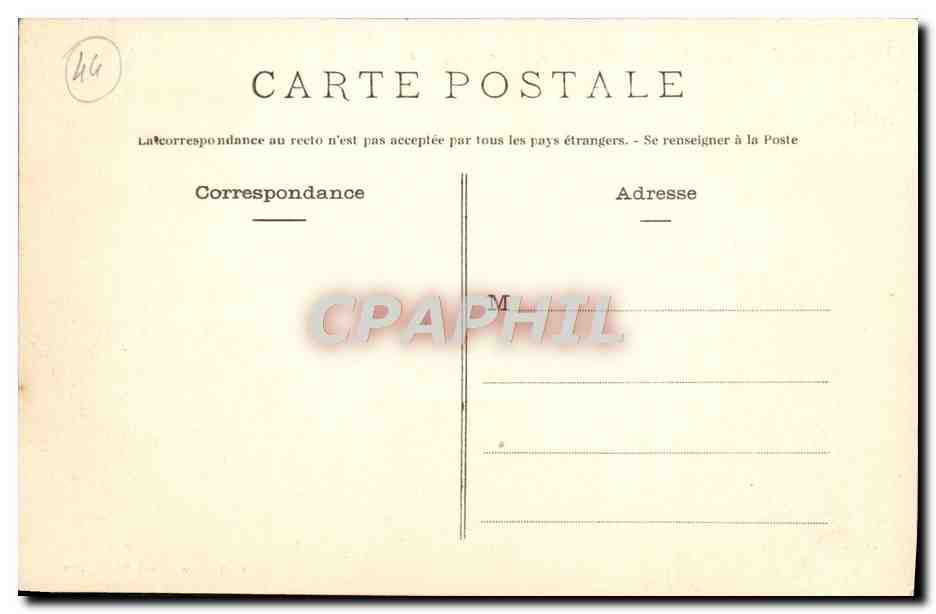 CPA La Baule Les Fauvettes et le Bouquet  — Rückseite