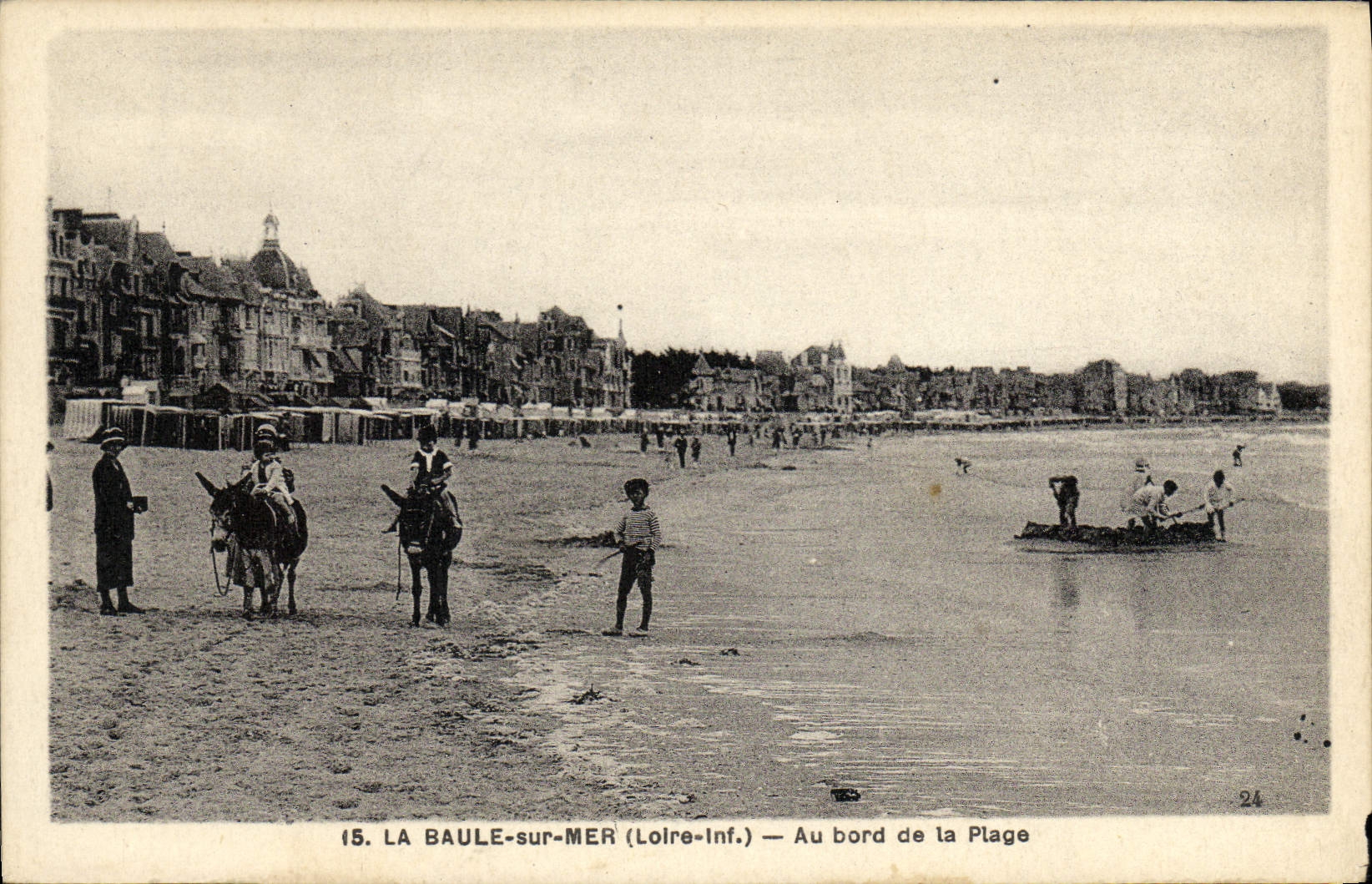 CPA La Baule Sur Mer Au Bord De La Plage Ane