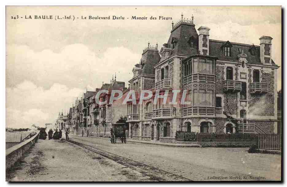 CPA La Baule Le Boulevard Darlu Manoir Des Fleurs