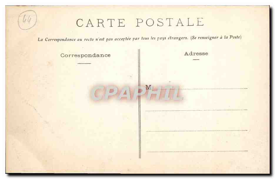 CPA La Baule Le Boulevard Darlu Manoir Des Fleurs — Rückseite