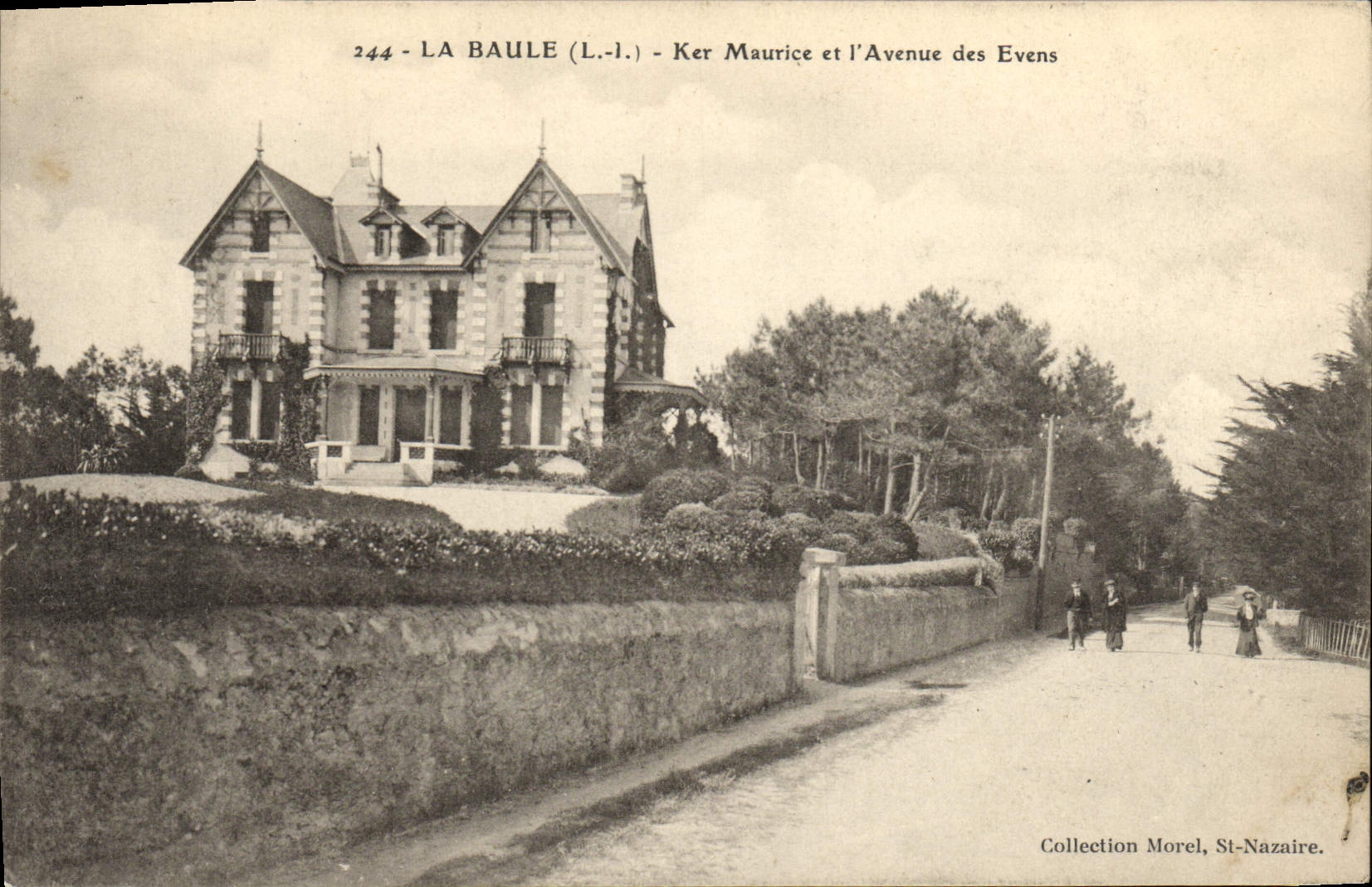 CPA La Baule Ker Maurice Et L'Avenue Des Evens