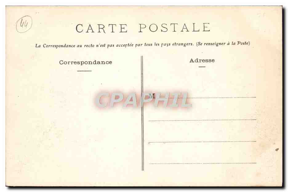 CPA La Baule Le Boulevard Hennecart — Rückseite