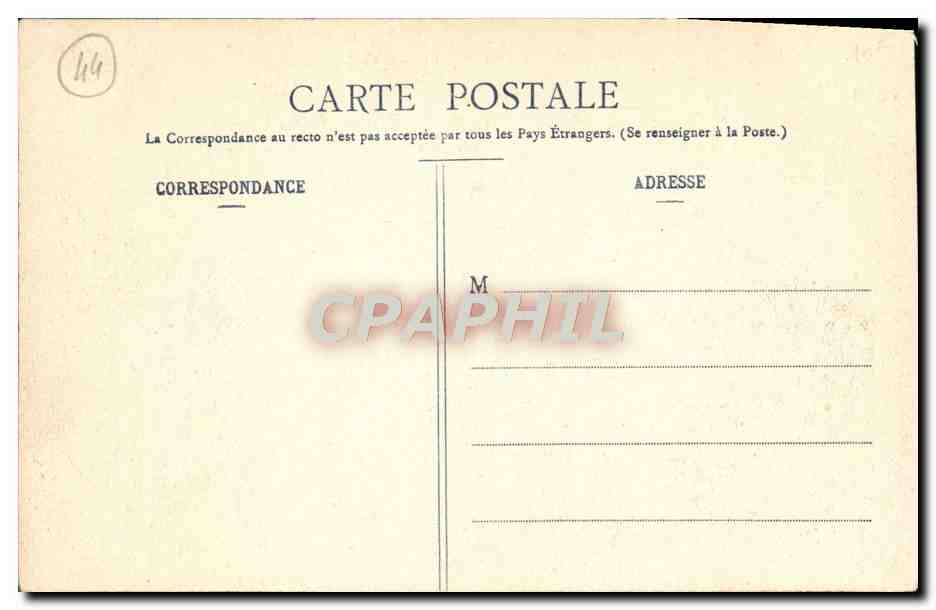 CPA La Baule La Plage A l'Heure Des Bains — Rückseite