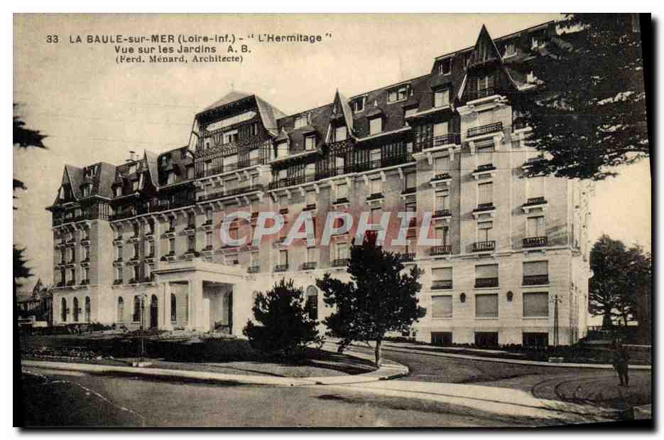 CPA La Baule sur Mer L'Hermitage Vue Sur Les Jardins
