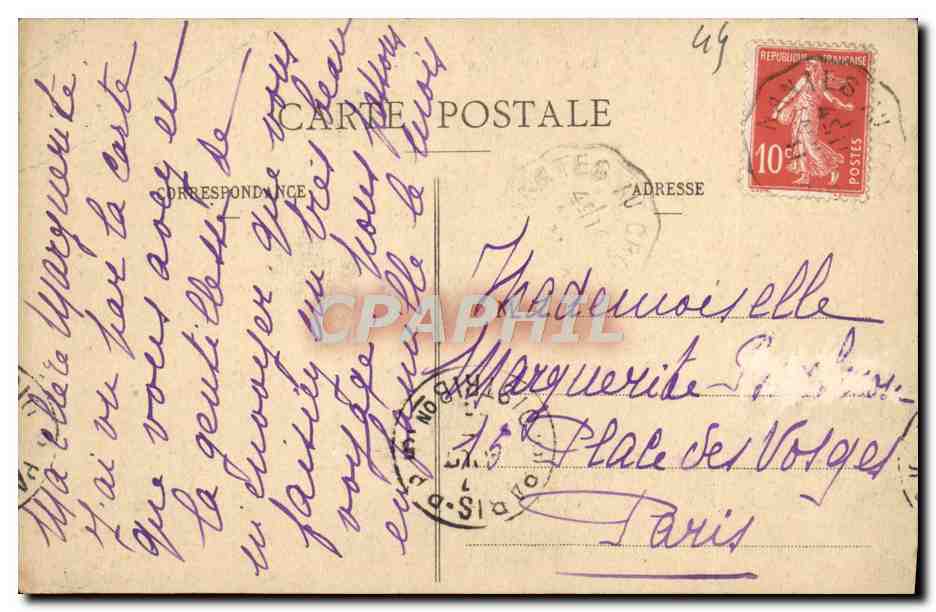 CPA La Baule Le Boulevard Et La Plage Enfants — Rückseite