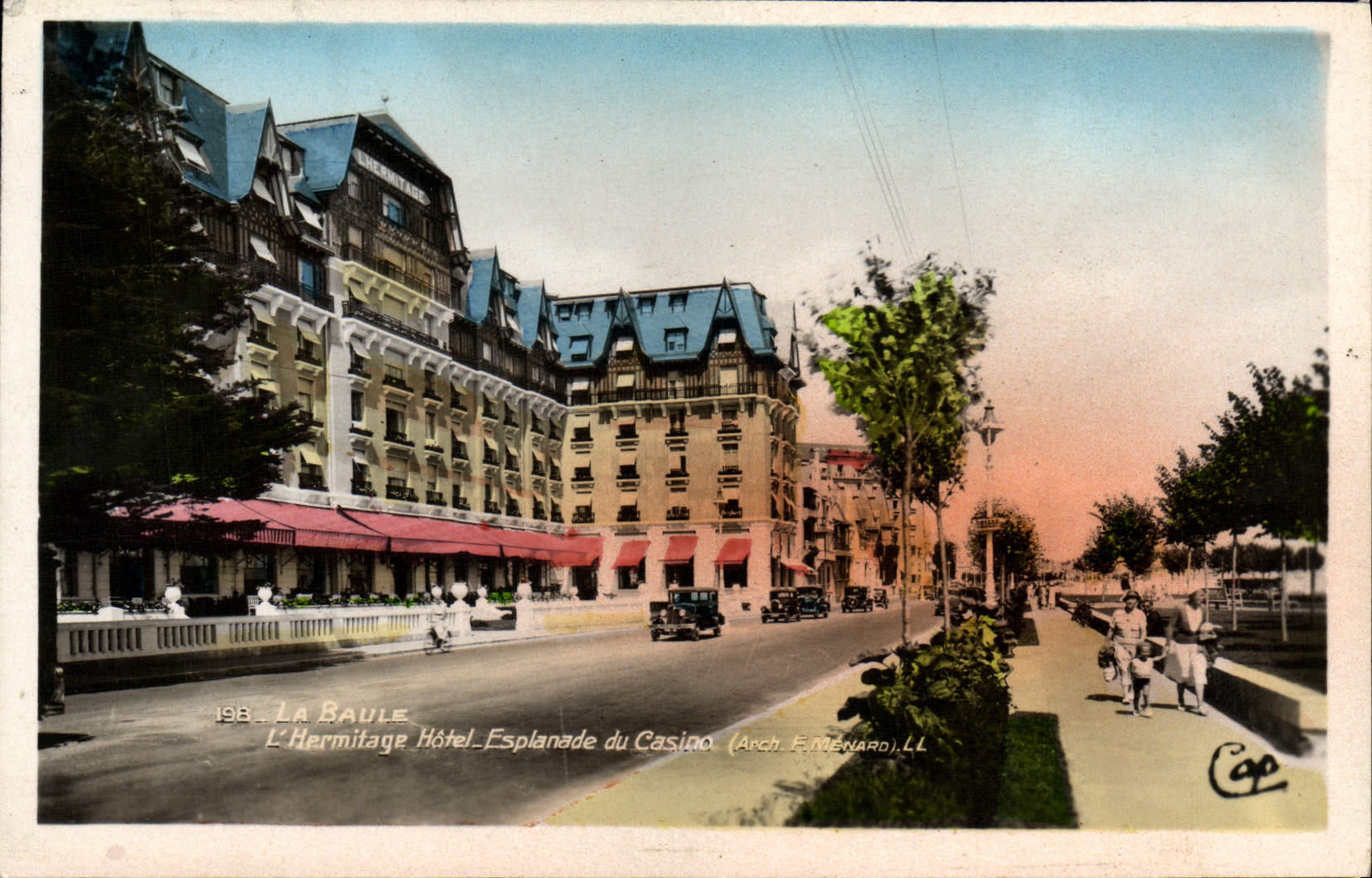 CPA La Baule L'Hermitage Hotel Esplanade Du Casino