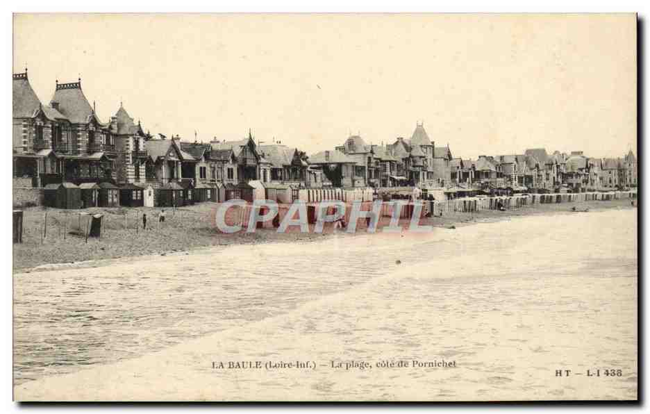 CPA La Baule La Plage Cote De Pornichet