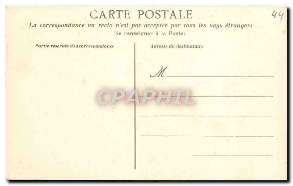 CPA La Baule La Plage Cote De Pornichet — Rückseite