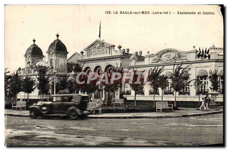 CPA La Baule Sur Mer Esplanade Et Casino