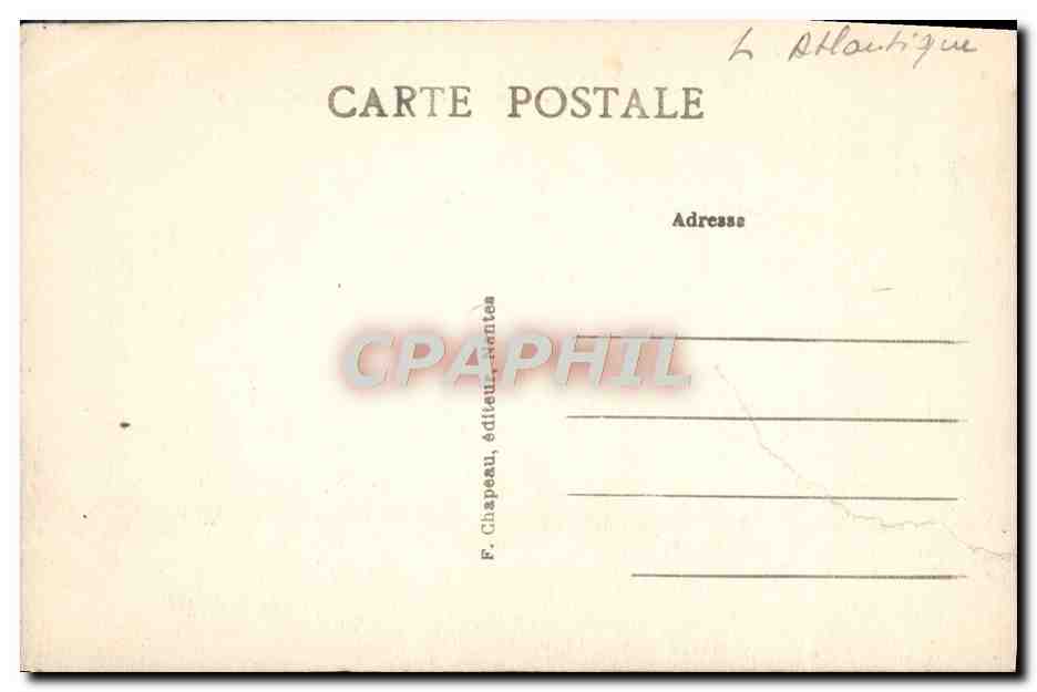 CPA La Baule Sur Mer Esplanade Du Casino entre l'Hermitage et le Majestic — Verso