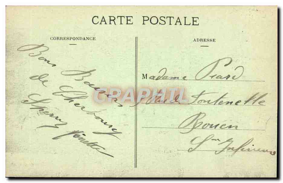 CPA La Basse Normandie Pittoresque Cherbourg Vue Generale — Rückseite