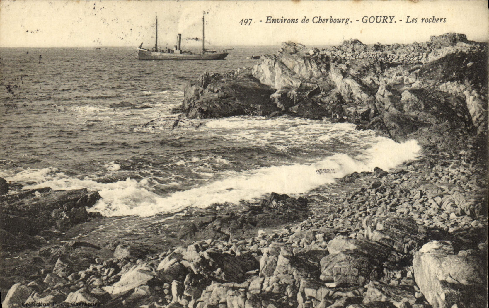 Environ de Cherbourg - GOURY - Les rochers — GOURY, n°497