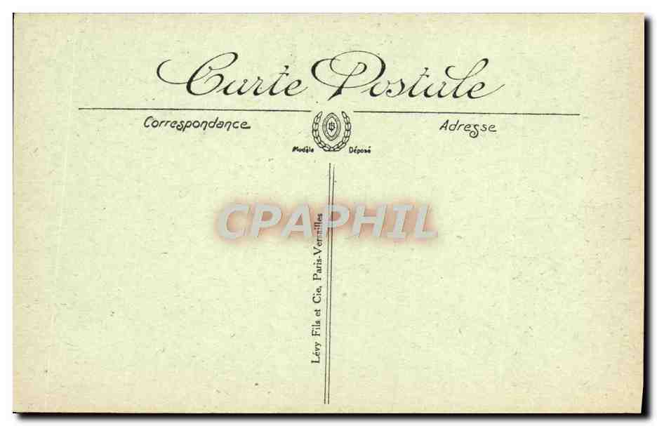 CPA Cherbourg Le Casino Et La Plage — Rückseite