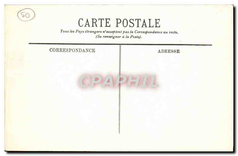 CPA Le Mont Saint Michel L'Abbaye La Salle Des Chevaliers — Verso