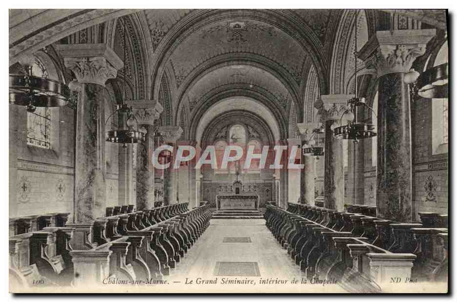 Châlons-sur-Marne — Le Grand Séminaire, intérieur de la Chapelle