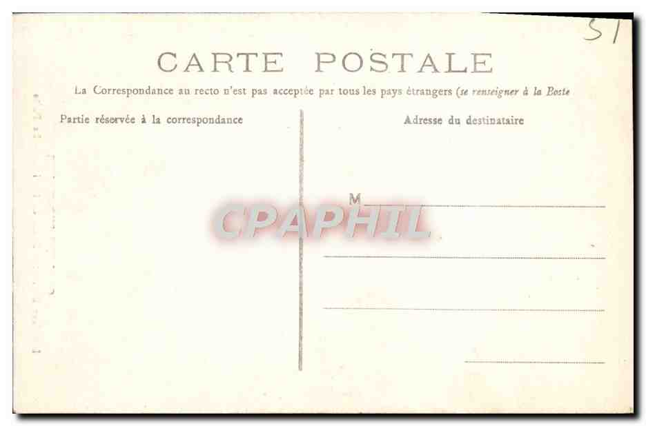 CPA chalons Sur Marne Interieur De Notre Dame De L'Epine Le Puits — Verso