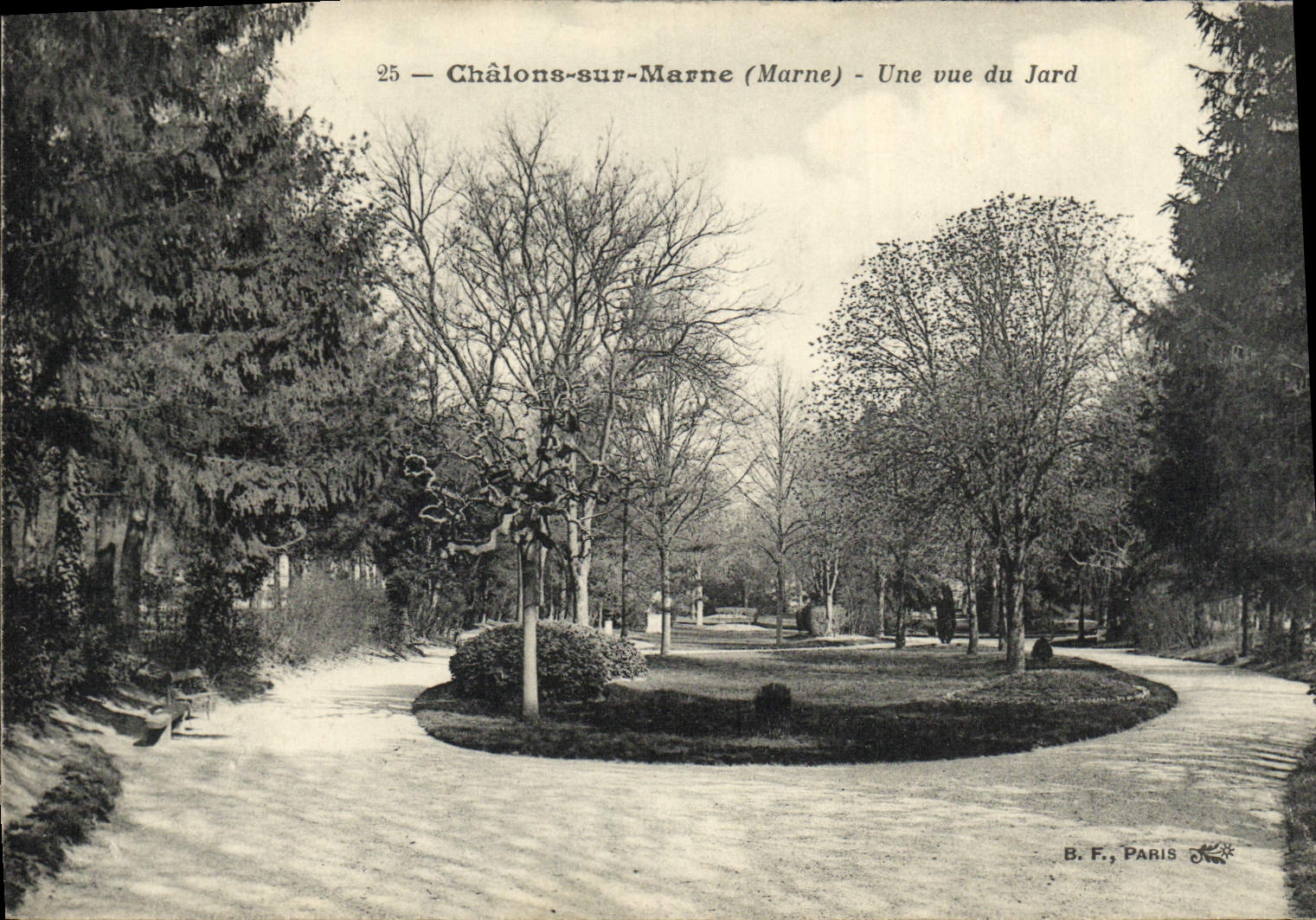 Châlons-sur-Marne (Marne) — Une vue du Jard — B.F., PARIS