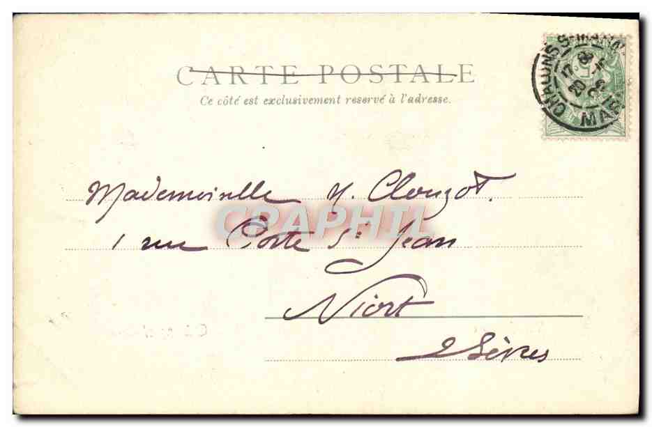 Châlons-sur-Marne — Vue Générale — éditeur TARDY n°2055 — Rückseite