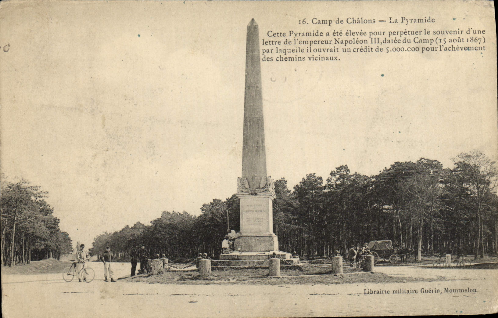 CPA Camp De Chalons La Pyramide