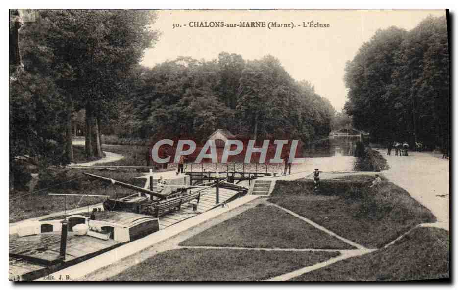 Chalons-sur-Marne (Marne) — L'Écluse — Éditeur J. B.