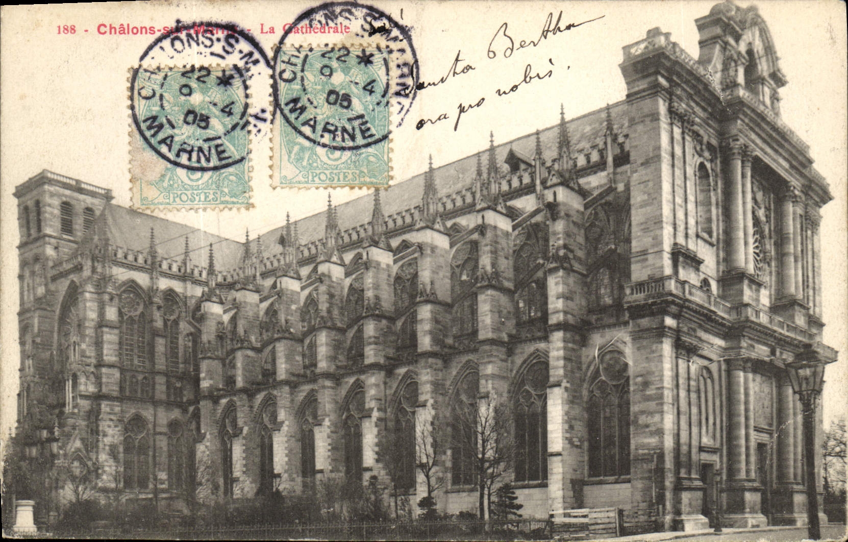 Châlons-sur-Marne - Die Kathedrale — Verlag A. Rep et Filliette & Château-Thierry, Nr. 188