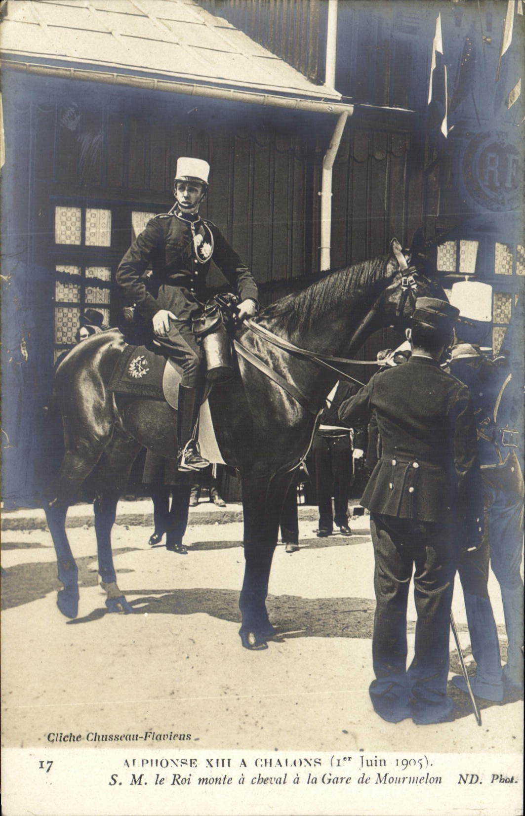 Alphonse XIII à Châlons — 1er juin 1905 — Cliche Chusseau-Flavien, n°17