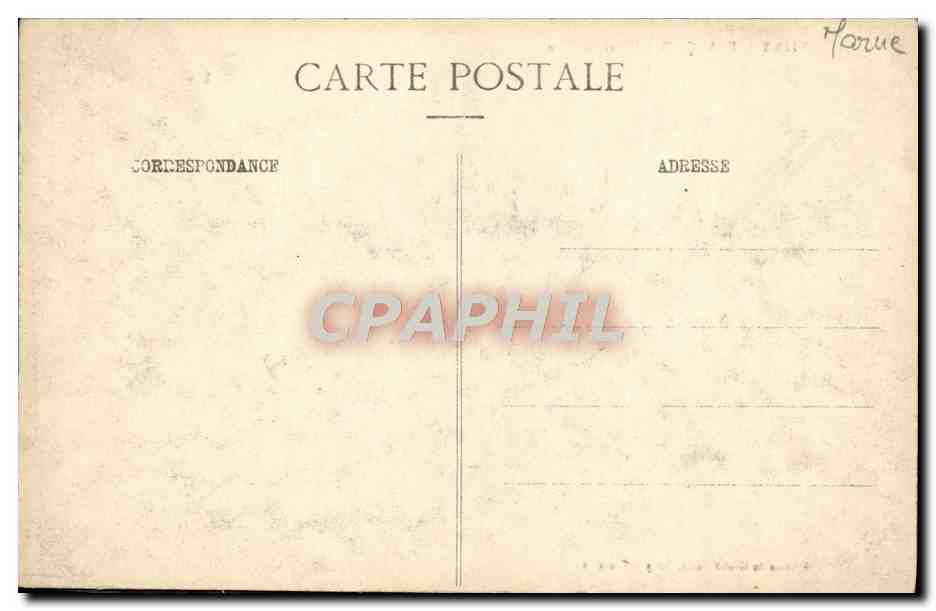 CPA Vitry Le Francois Hotel De Ville — Verso