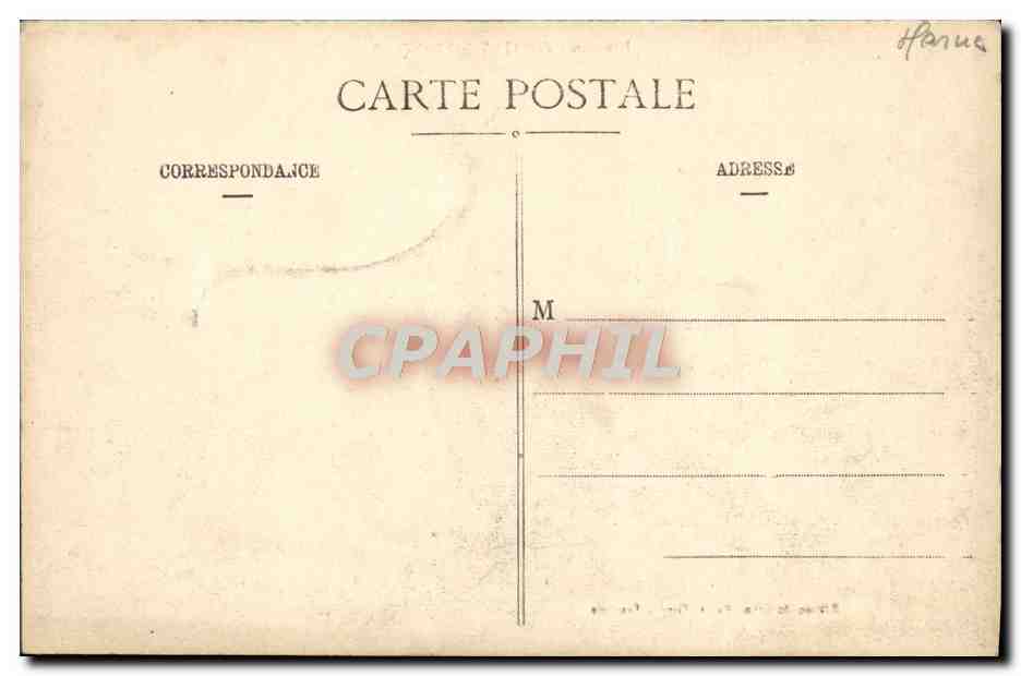 Panorama de VITRY le-FRANÇOIS — édition du Grand Paris, Paris, France — Verso