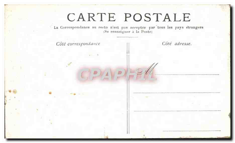 CPA Vitry Le Francois La Porte Du Pont Et La Rue — Verso