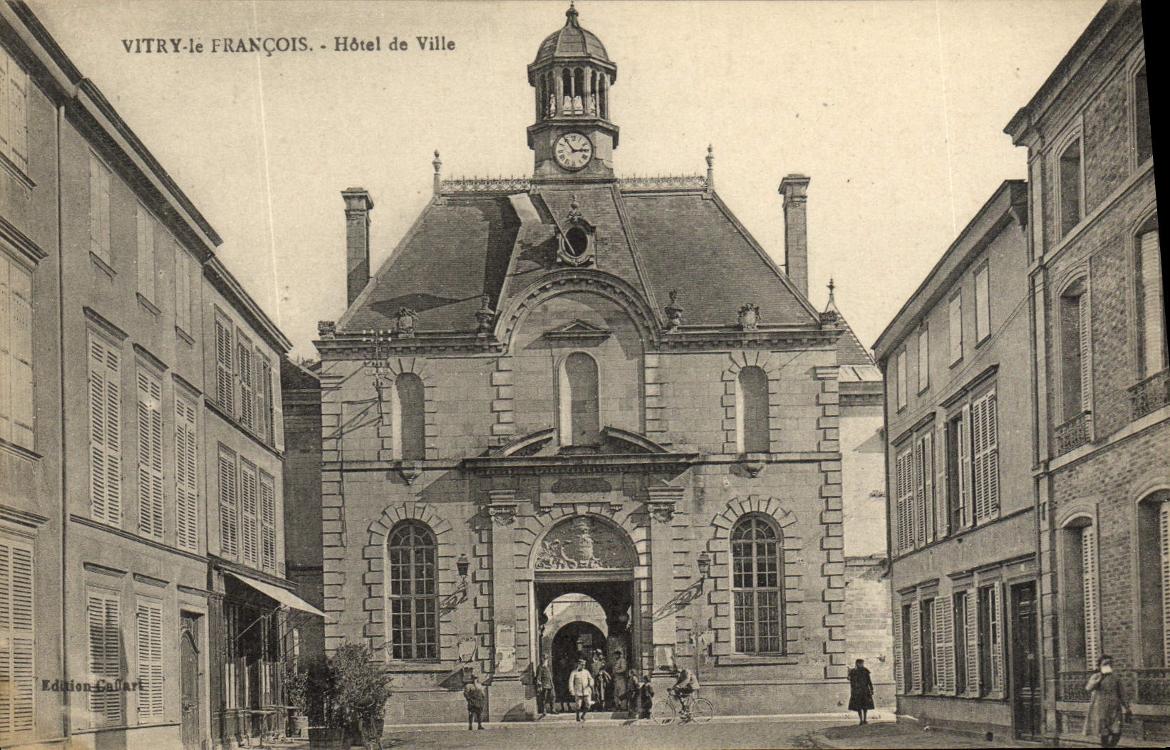 CPA Vitry Le Francois Hotel De Ville