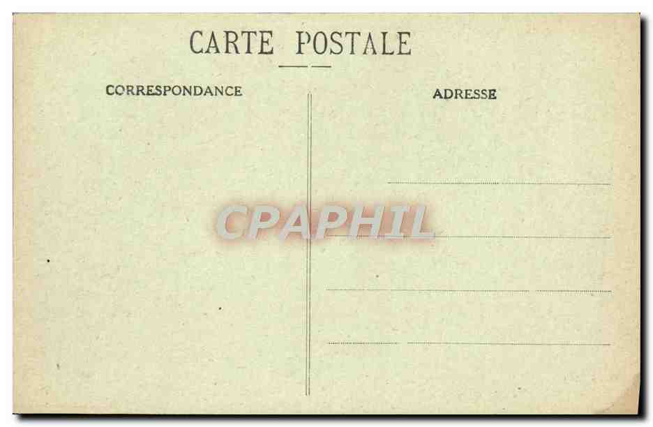 CPA Vitry Le Francois Hotel De Ville — Verso