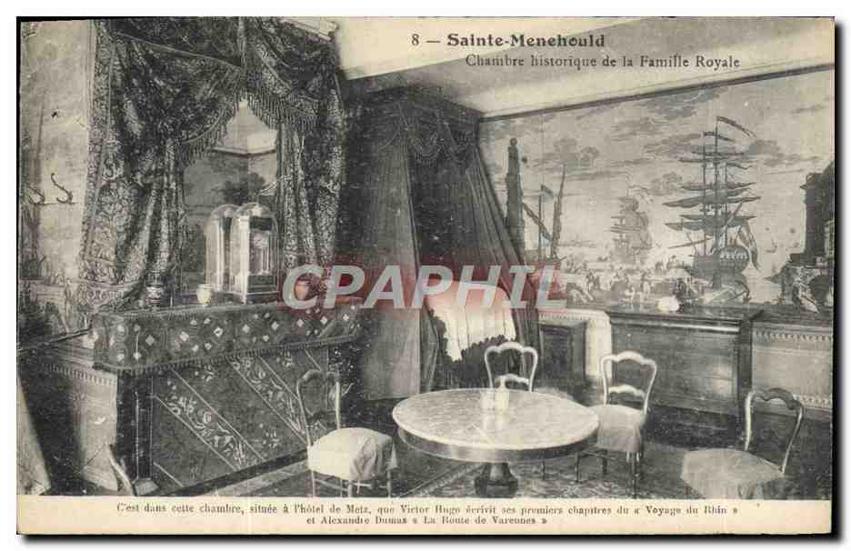 Sainte-Menehould — Chambre historique de la Famille Royale — Éditeur non visible