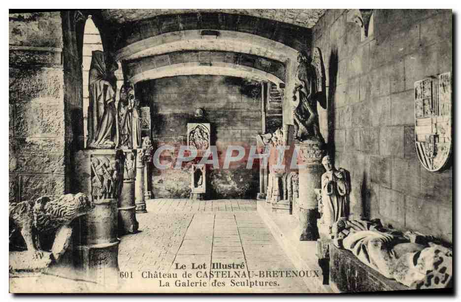 Château de Castelnau-Bretenoux — La Galerie des Sculptures — Le Lot Illustré n°601