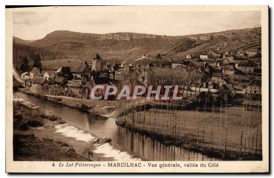 CPA Le Lot Pittoresque Marcilhac Vue Generale Vallee Du Cele